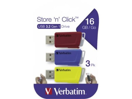 USB Drive 30 Store n click 3x16GB